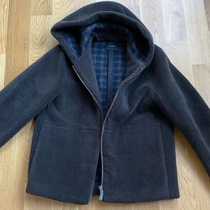 vince brown sherpa jacket